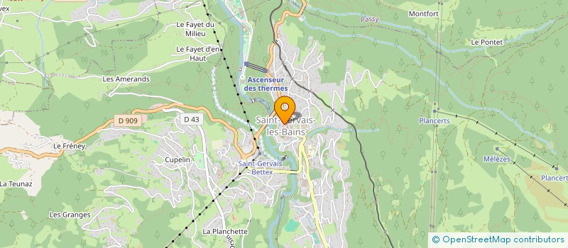 localisation de l'entreprise INFORMATION COMMUNICATION VALLEE L'ARVE à SAINT-GERVAIS-LES-BAINS