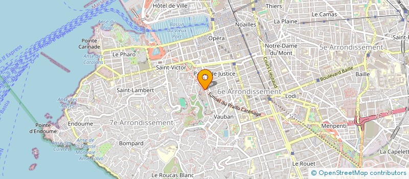 localisation de l'entreprise INFORMATION DES FUTURS ACTIFS à MARSEILLE