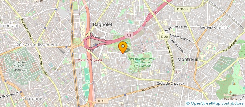 localisation de l'entreprise INFORMATION DEVELOPPEMENT EXPRESSION ART à BAGNOLET