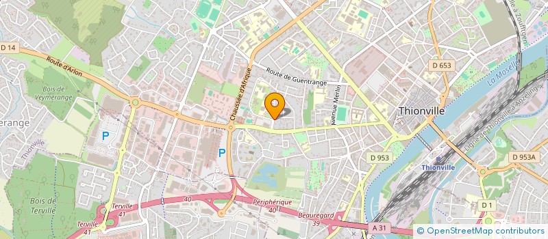 localisation de l'entreprise INFORMATION ET COMMUNICATION à THIONVILLE