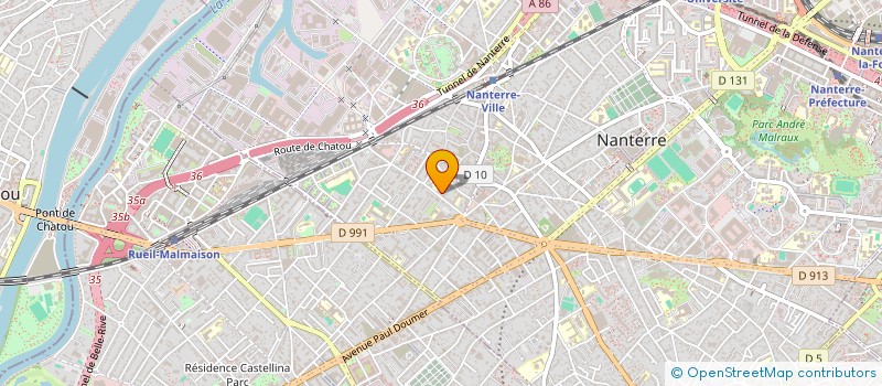 localisation de l'entreprise INFORMATION ET INSPIRATION - ASIA COSME LAB  NANTERRE