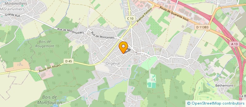 localisation de l'entreprise INFORMATION LITERACY ASSOCIATION à ORGEVAL