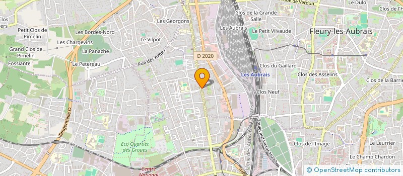 localisation de l'entreprise INFORMATION ORLEANAISE TOUS AZIMUTHS  FLEURY LES AUBRAIS