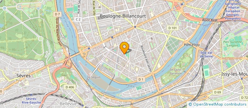 localisation de l'entreprise INFORMATION SYSTEMS RESSOURCES à BOULOGNE-BILLANCOURT