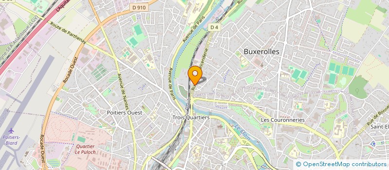 localisation de l'entreprise INFORMATION TECHNOLOGIES & NETWORKS  BUXEROLLES