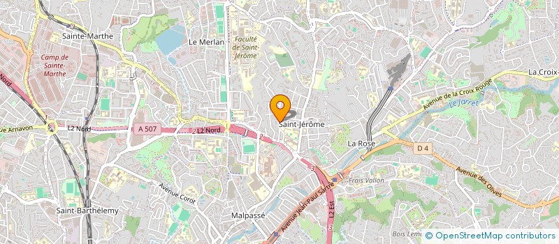 localisation de l'entreprise INFORMATION TECHNOLOGY AND FINANCE  MARSEILLE