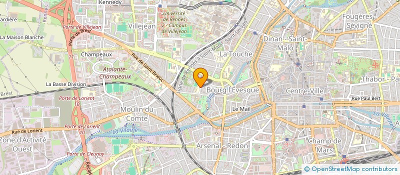 localisation de l'entreprise INFORMATIONS CHRETIENNES à RENNES