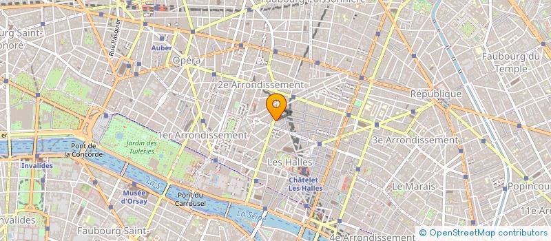 localisation de l'entreprise INFORMATIQ GOUVERNEM ADMINIST à PARIS