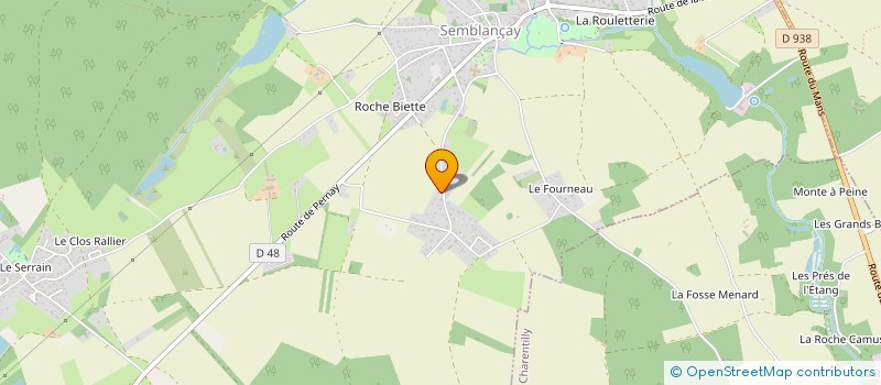 localisation de l'entreprise INFORMATIQ MEDIA COM SARL  SEMBLANCAY