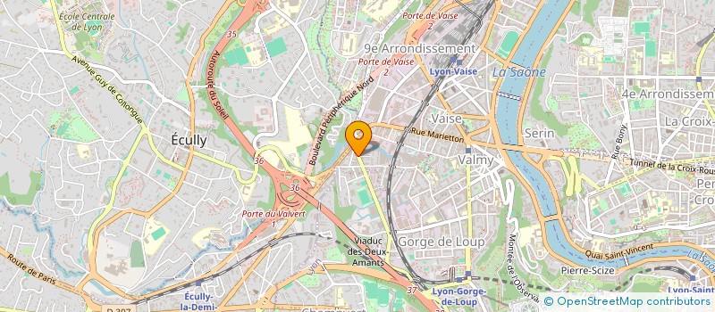 localisation de l'entreprise INFORMATIQUE 69 à LYON