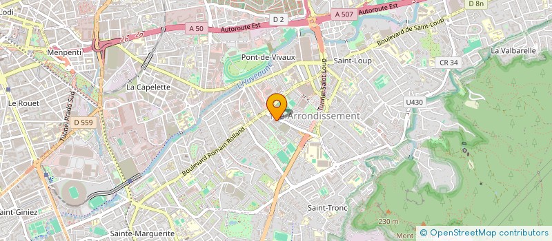 localisation de l'entreprise INFORMATIQUE AUBAGNAISE à MARSEILLE