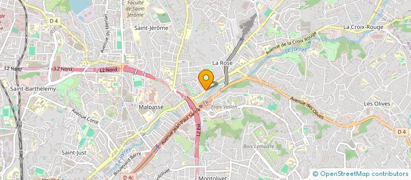 localisation de l'entreprise INFORMATIQUE BUREAUTIQUE MAINTENANCE à MARSEILLE