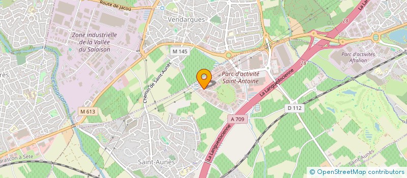 localisation de l'entreprise INFORMATIQUE CABLING DISTRIBUTION à SAINT-AUNES