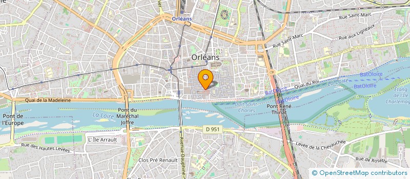 localisation de l'entreprise INFORMATIQUE CHEZ VOUS à ORLEANS