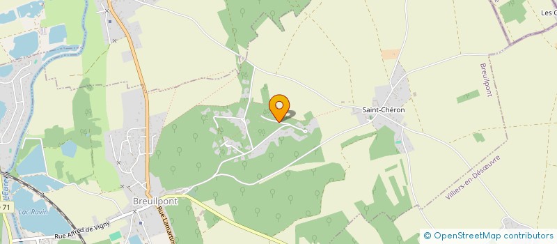 localisation de l'entreprise INFORMATIQUE CHRISTOPHE MAUDET  BREUILPONT
