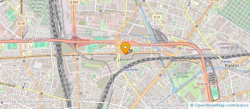 localisation de l'entreprise INFORMATIQUE CLEAN SERVICES à PARIS