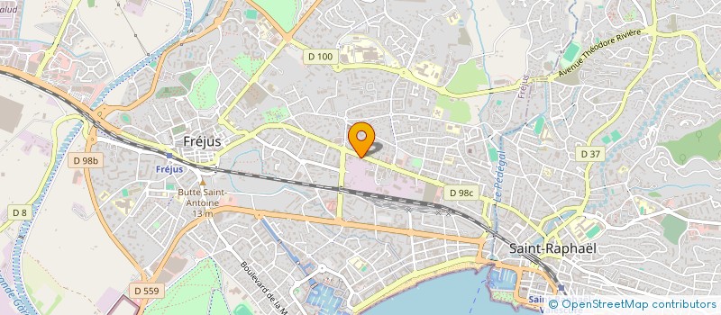 localisation de l'entreprise INFORMATIQUE CONCEPT APPLICATIONS à FREJUS