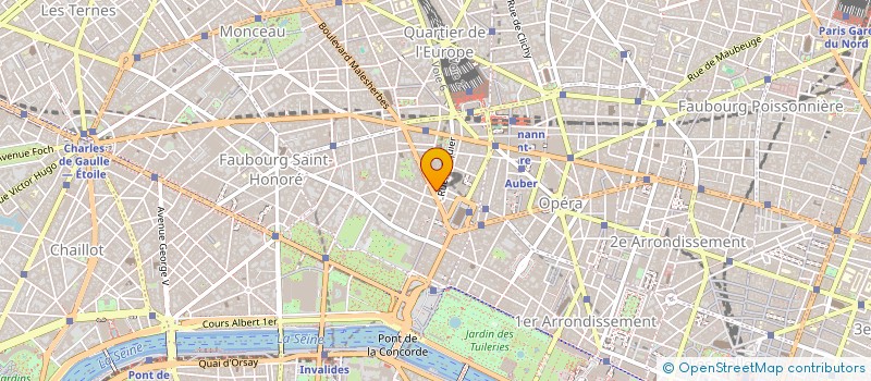 localisation de l'entreprise INFORMATIQUE CONSEIL ETUD AUDI à PARIS
