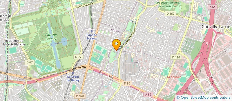 localisation de l'entreprise INFORMATIQUE CONSEIL MAINTENANCE à BOURG-LA-REINE