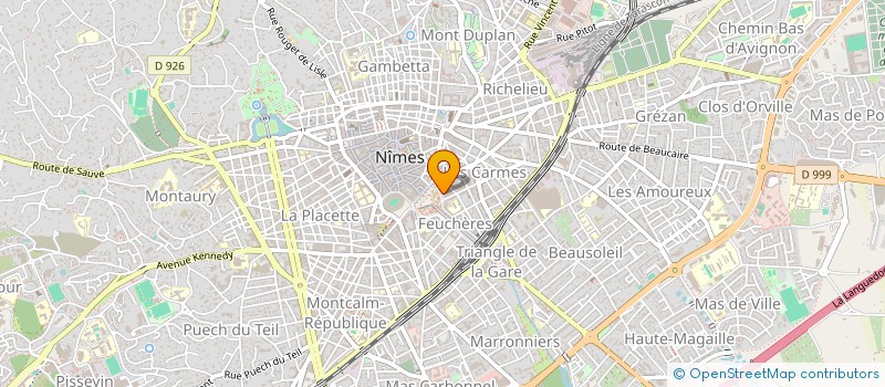 localisation de l'entreprise INFORMATIQUE CREATION COMMUNICATION à NIMES