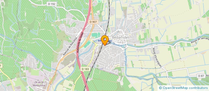 localisation de l'entreprise INFORMATIQUE DE DEMAIN ET ELECTRONIQUE à BEDARRIDES