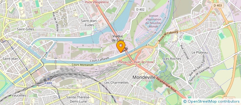 localisation de l'entreprise INFORMATIQUE DECLIC à MONDEVILLE