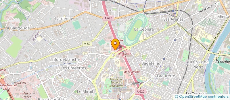 localisation de l'entreprise INFORMATIQUE DENTAIRE CONSEIL à TOULOUSE