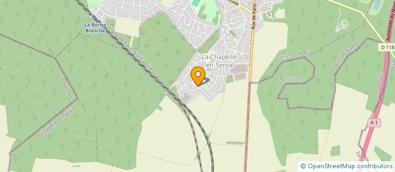 localisation de l'entreprise INFORMATIQUE DEPANNAGE SERVICE  LA CHAPELLE-EN-SERVAL