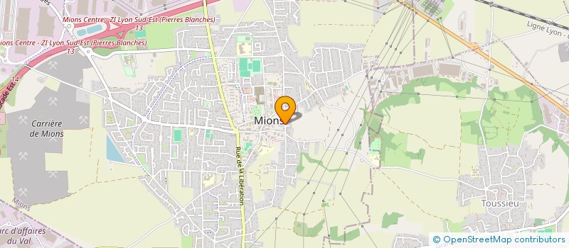 localisation de l'entreprise INFORMATIQUE DES SENIORS DE MIONS  MIONS