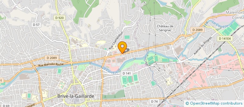 localisation de l'entreprise INFORMATIQUE DEVELOP ET SYSTEM AUTOMATIS à BRIVE-LA-GAILLARDE
