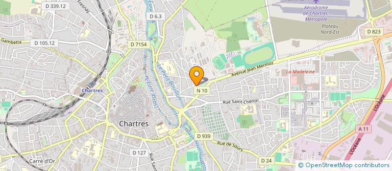 localisation de l'entreprise INFORMATIQUE DIFFUSION à CHARTRES