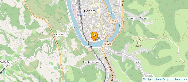 localisation de l'entreprise INFORMATIQUE DIFFUSION  CAHORS