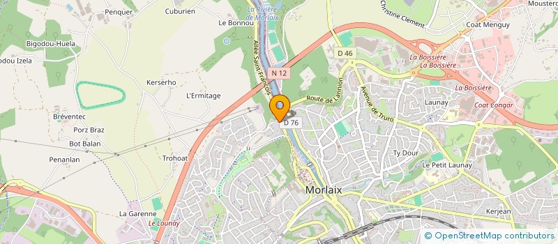 localisation de l'entreprise INFORMATIQUE DIFFUSION MORLAIX à SAINT-MARTIN-DES-CHAMPS