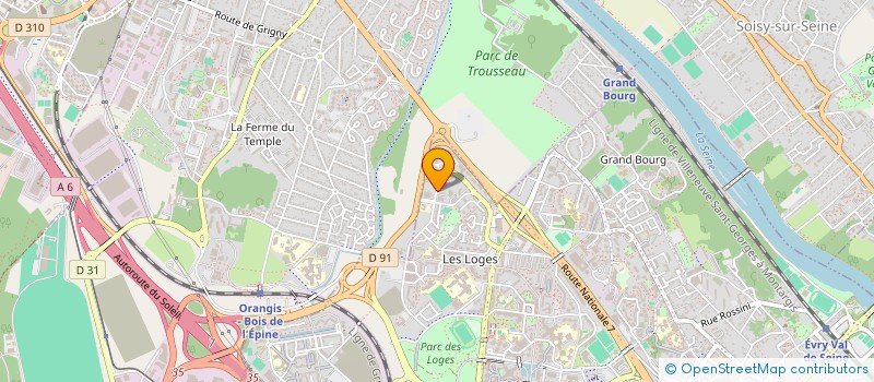 localisation de l'entreprise INFORMATIQUE ELECTRONIQUE SERVICE à EVRY-COURCOURONNES
