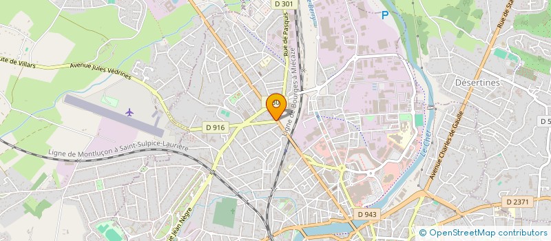 localisation de l'entreprise INFORMATIQUE ET BUREAUTIQUE DU CENTRE  MONTLUCON