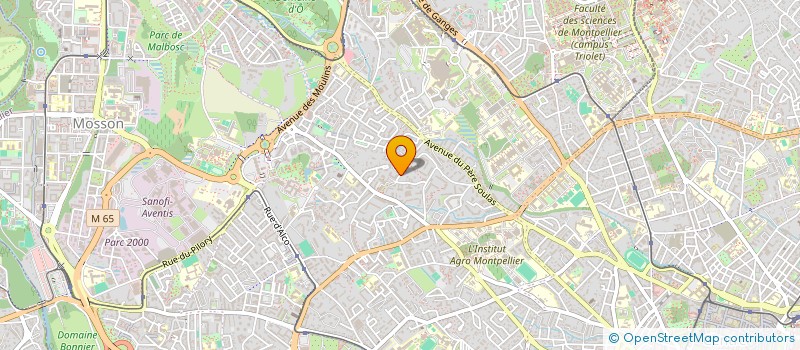 localisation de l'entreprise INFORMATIQUE ET COMMUNICATION à MONTPELLIER