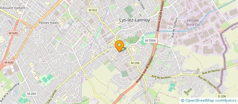 localisation de l'entreprise INFORMATIQUE ET CONSEILS DU NORD à TOUFFLERS