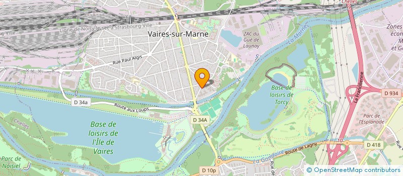 localisation de l'entreprise INFORMATIQUE ET DEVELOPPEMENT  VAIRES-SUR-MARNE