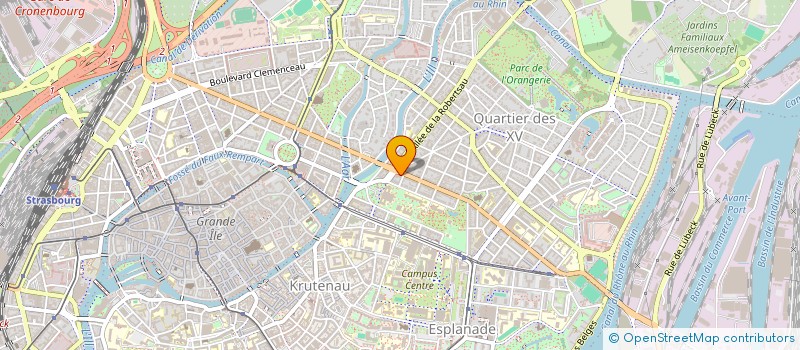 localisation de l'entreprise INFORMATIQUE ET DEVELOPPEMENT à STRASBOURG