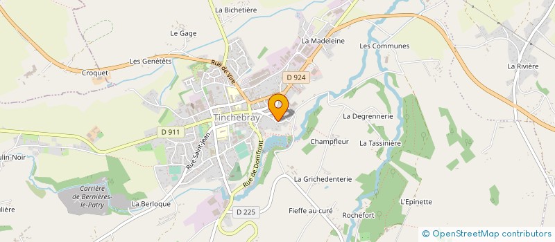localisation de l'entreprise INFORMATIQUE ET DEVELOPPEMENT PERSONNEL à TINCHEBRAY-BOCAGE