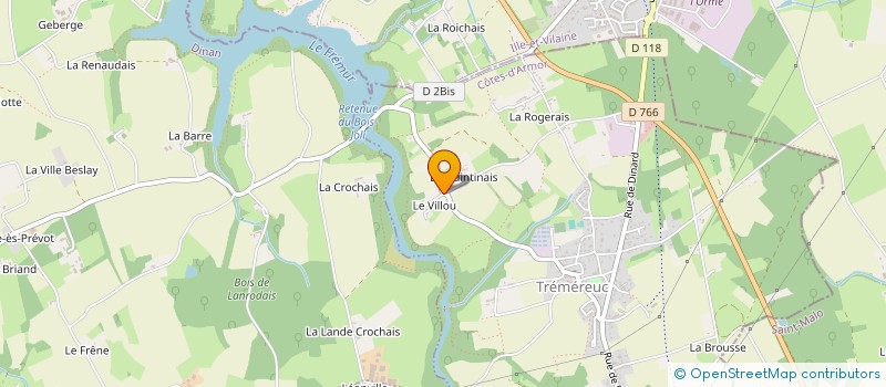 localisation de l'entreprise INFORMATIQUE ET INTERNET AUX PROFESSIONNELS à TREMEREUC