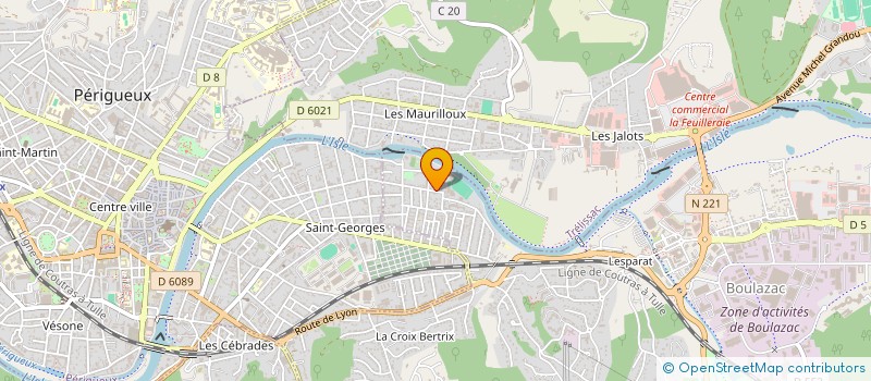 localisation de l'entreprise INFORMATIQUE ET LIBERTES DE DORDOGNE  BOULAZAC ISLE MANOIRE