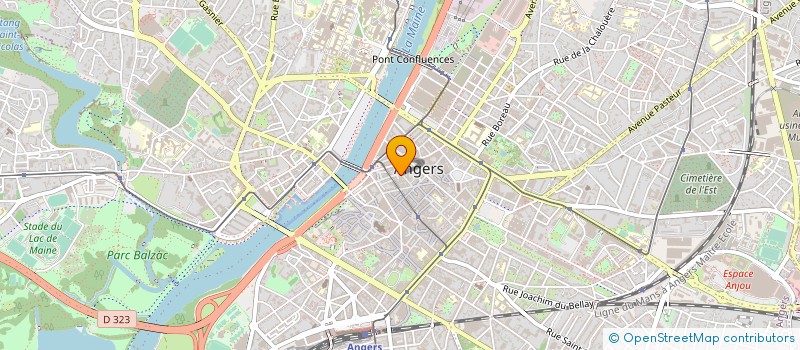 localisation de l'entreprise INFORMATIQUE ET PROGRAMME à ANGERS