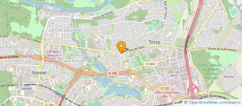 localisation de l'entreprise INFORMATIQUE ET RESEAUX à TORCY