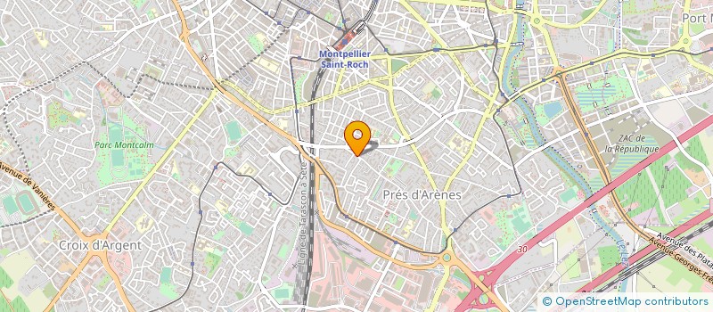 localisation de l'entreprise INFORMATIQUE ET RESEAUX à MONTPELLIER