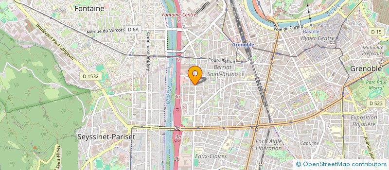 localisation de l'entreprise INFORMATIQUE ET SYSTEME TELEMATIQUE à GRENOBLE
