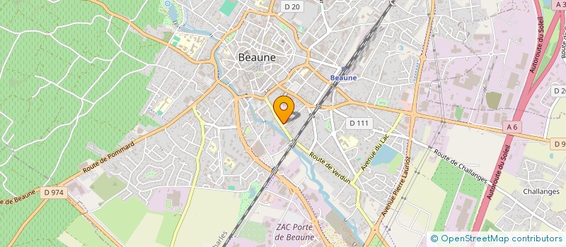 localisation de l'entreprise INFORMATIQUE FACILE à BEAUNE