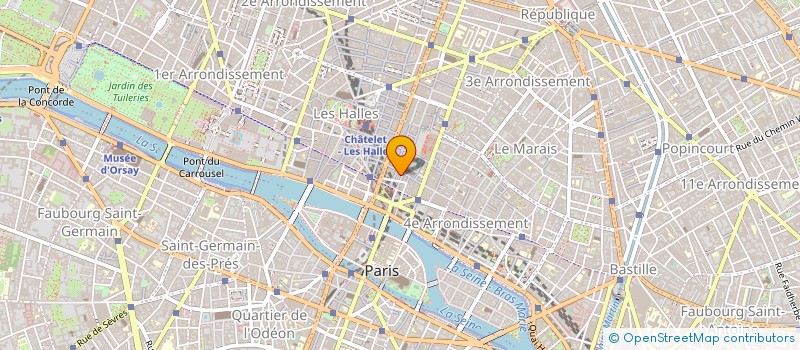 localisation de l'entreprise INFORMATIQUE FORMATION APPLICATIONS à PARIS