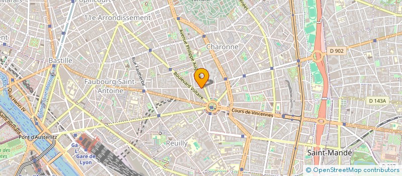 localisation de l'entreprise INFORMATIQUE FRANCE à PARIS