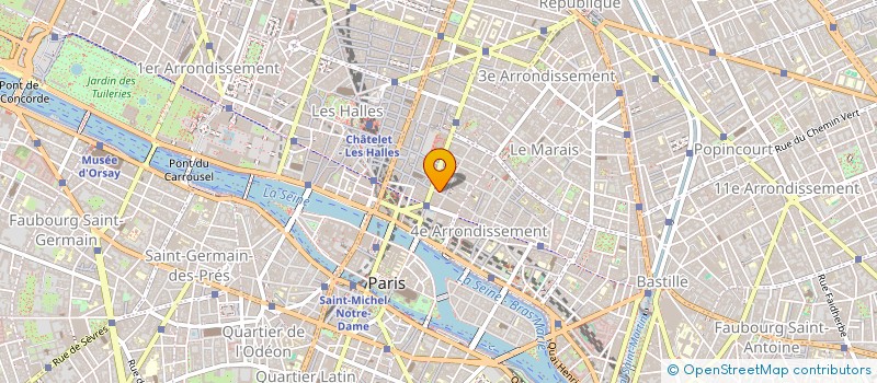 localisation de l'entreprise INFORMATIQUE FRANCE FORMATION à PARIS